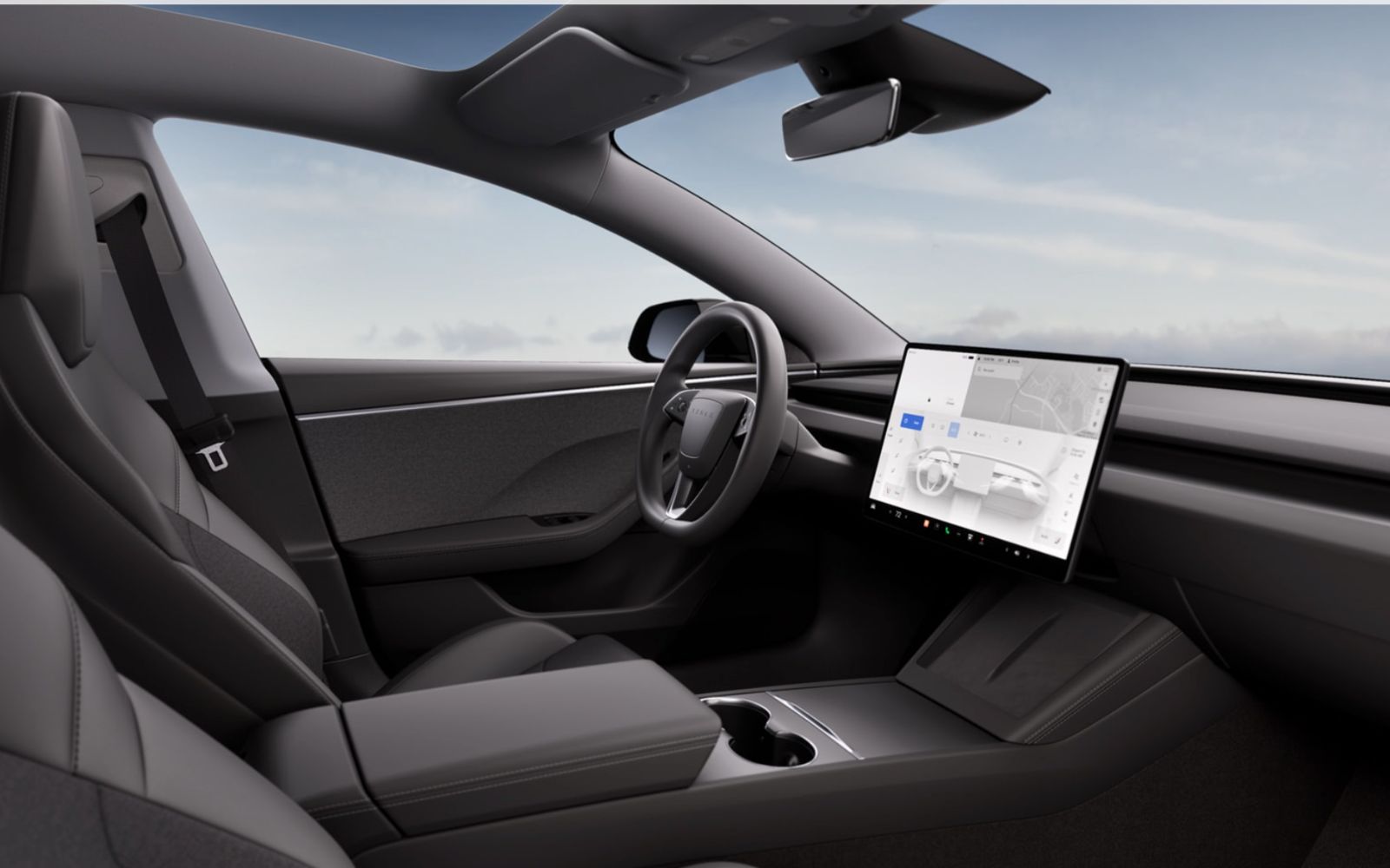 Tesla Model 3 Grande Autonomie — Tableau de bord