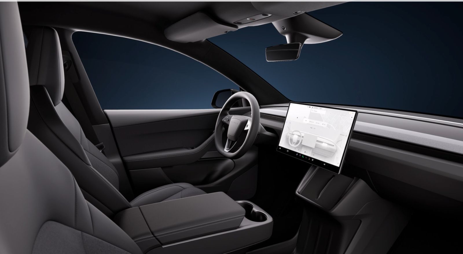 Tesla Model Y Grande Autonomie — Tableau de bord